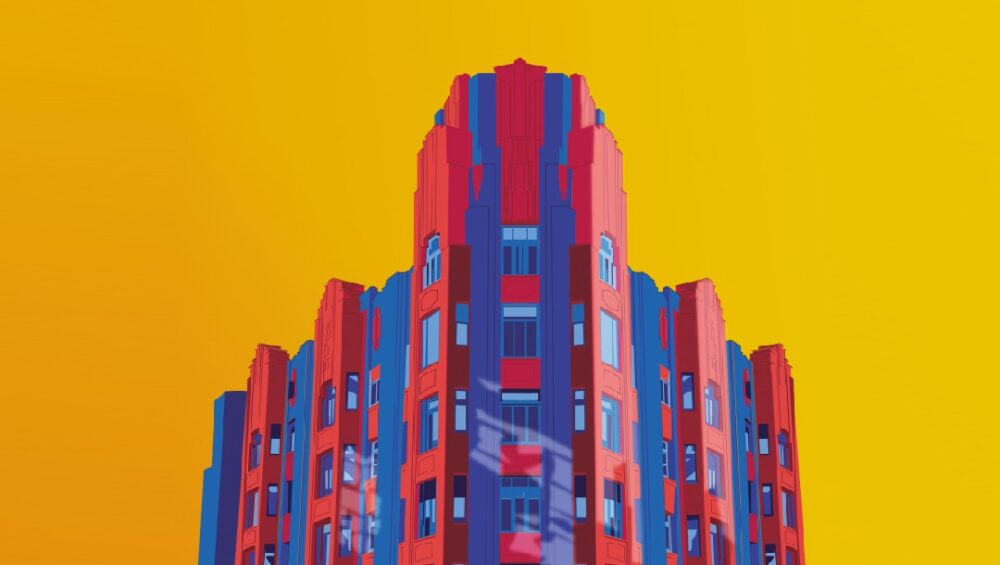 Exposición: Uviéu. Edificios, color e ilustración​