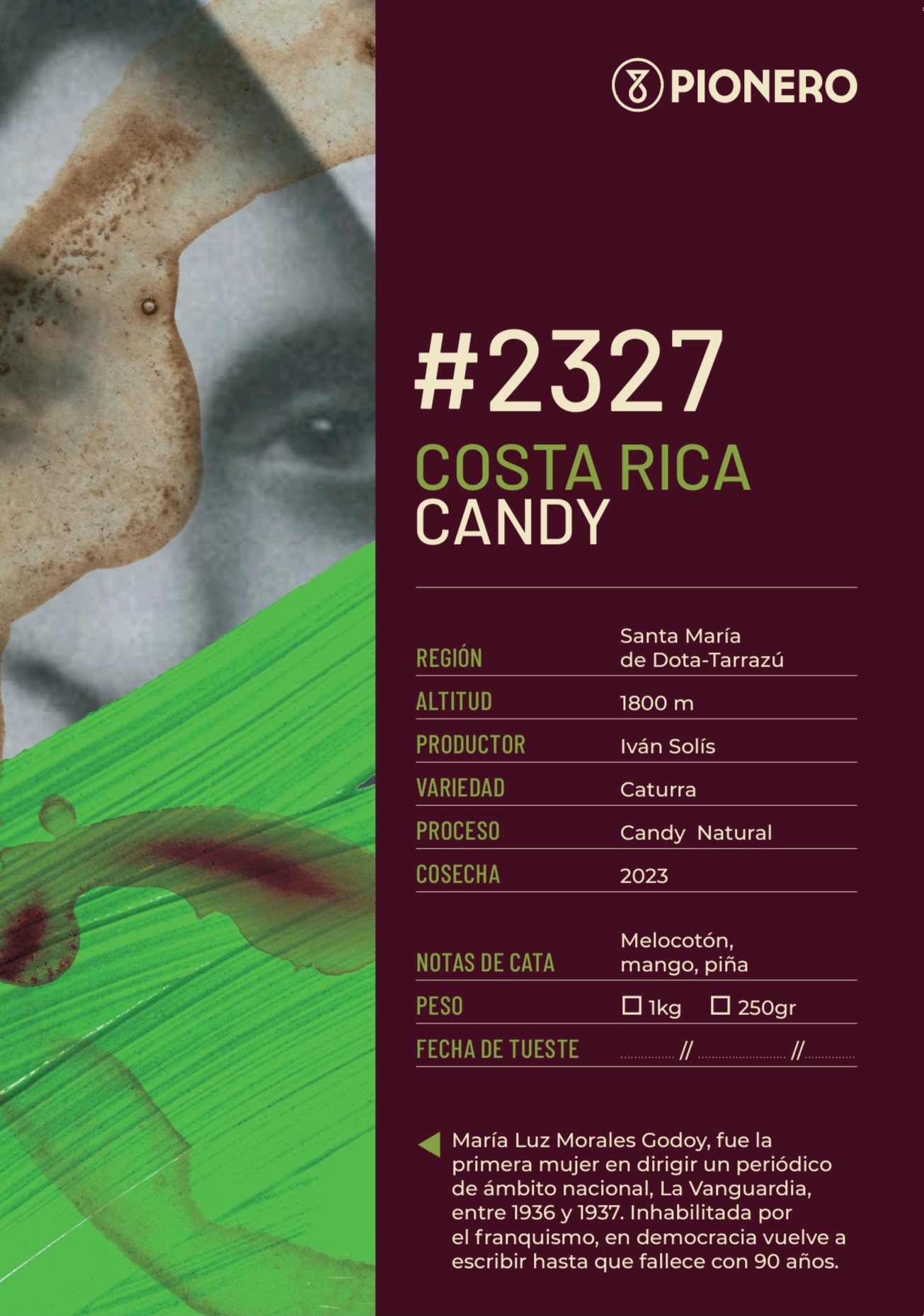 #2327 Costa Rica Candy- 250 gr.